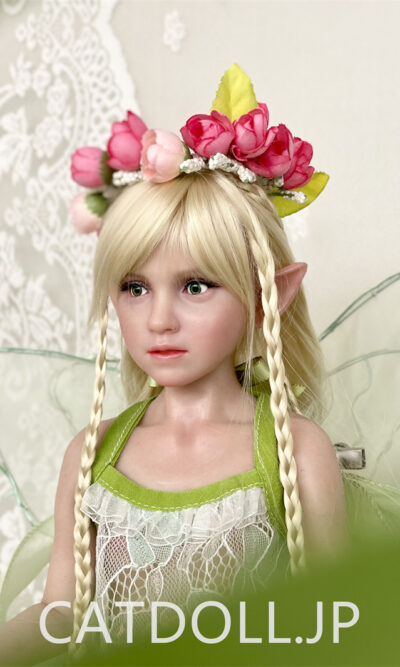 CATDOLL 60CM ELF Sasha (通常耳とエルフ耳が選択可能)フルシリコン素材ラブドール